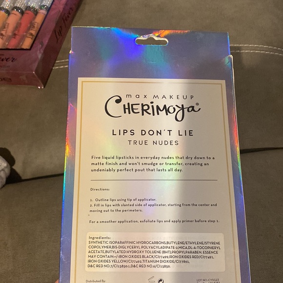 Max makeup matte liquid lipstick collection set of 5 - Picture 3 of 4